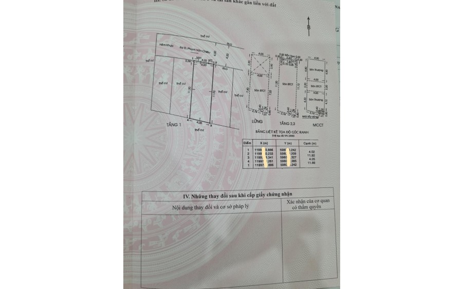 Bán nhà Phạm Văn Chiêu Phường 9 Quận Gò Vấp, 4 tầng, giá giảm còn 7.x tỷ